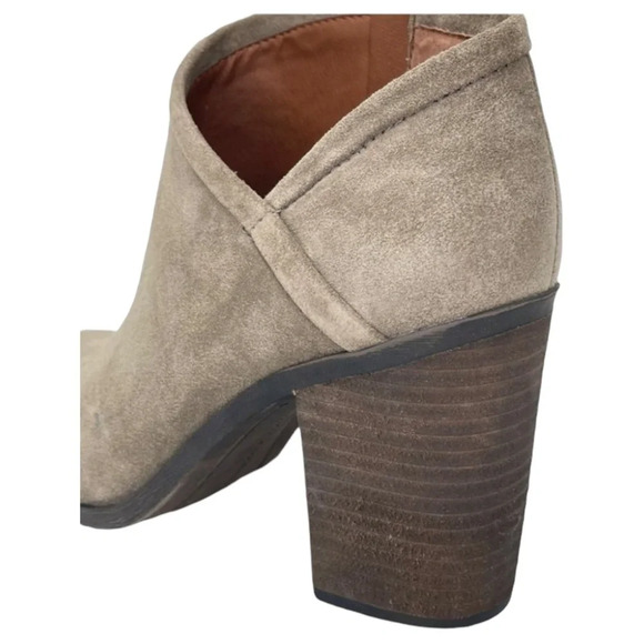 Lucky Brand Salza Brindle Suede Leather Womens Ankle Boots Size 11M - Picture 9 of 12